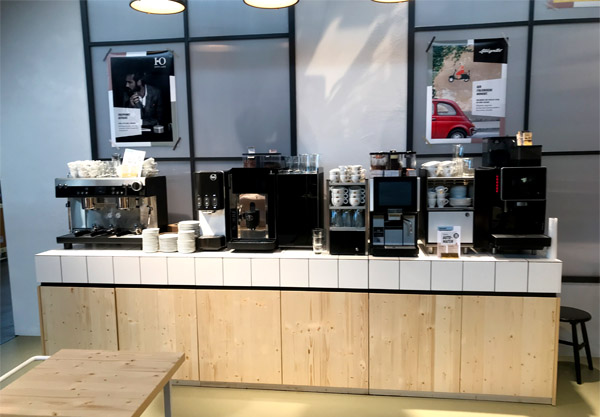 Empfangstheke Kitchen geflieste Theke mit Stromanschlüss